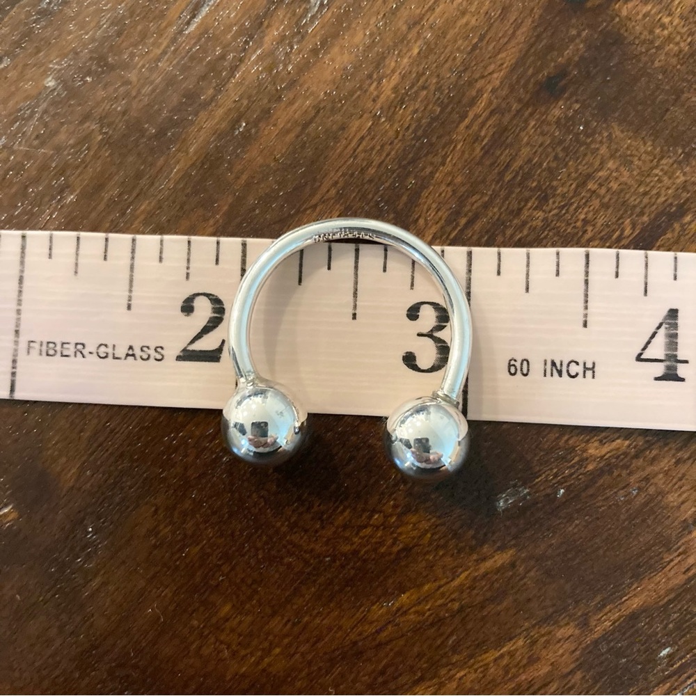 Cartier Sterling Silver Keychain Keyring - Picture 3 of 4
